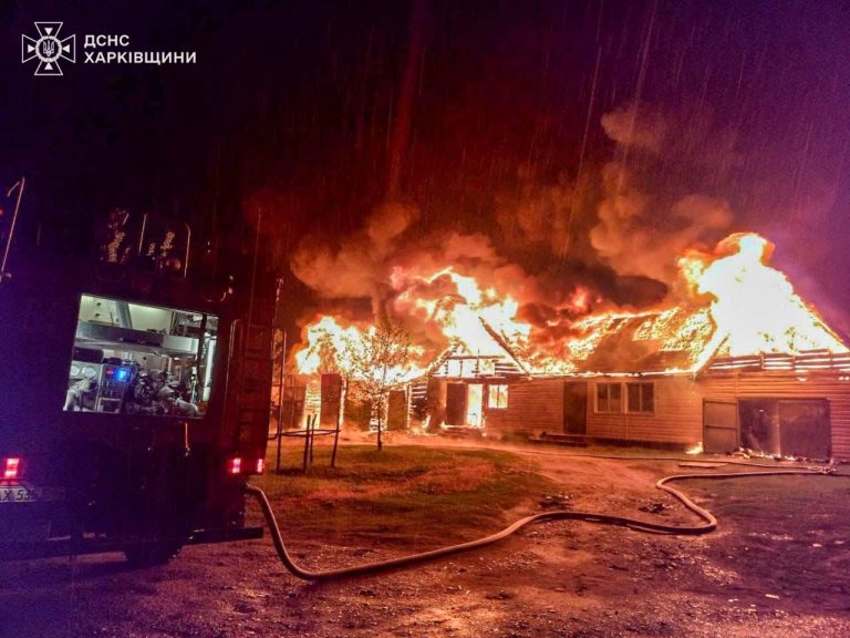 Масштабна пожежа сталася під Харковом – інформація ДСНС (фото)