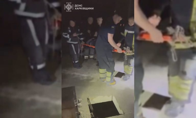Ребенок в Харькове залез на крышу недостроенного здания: видео спасения