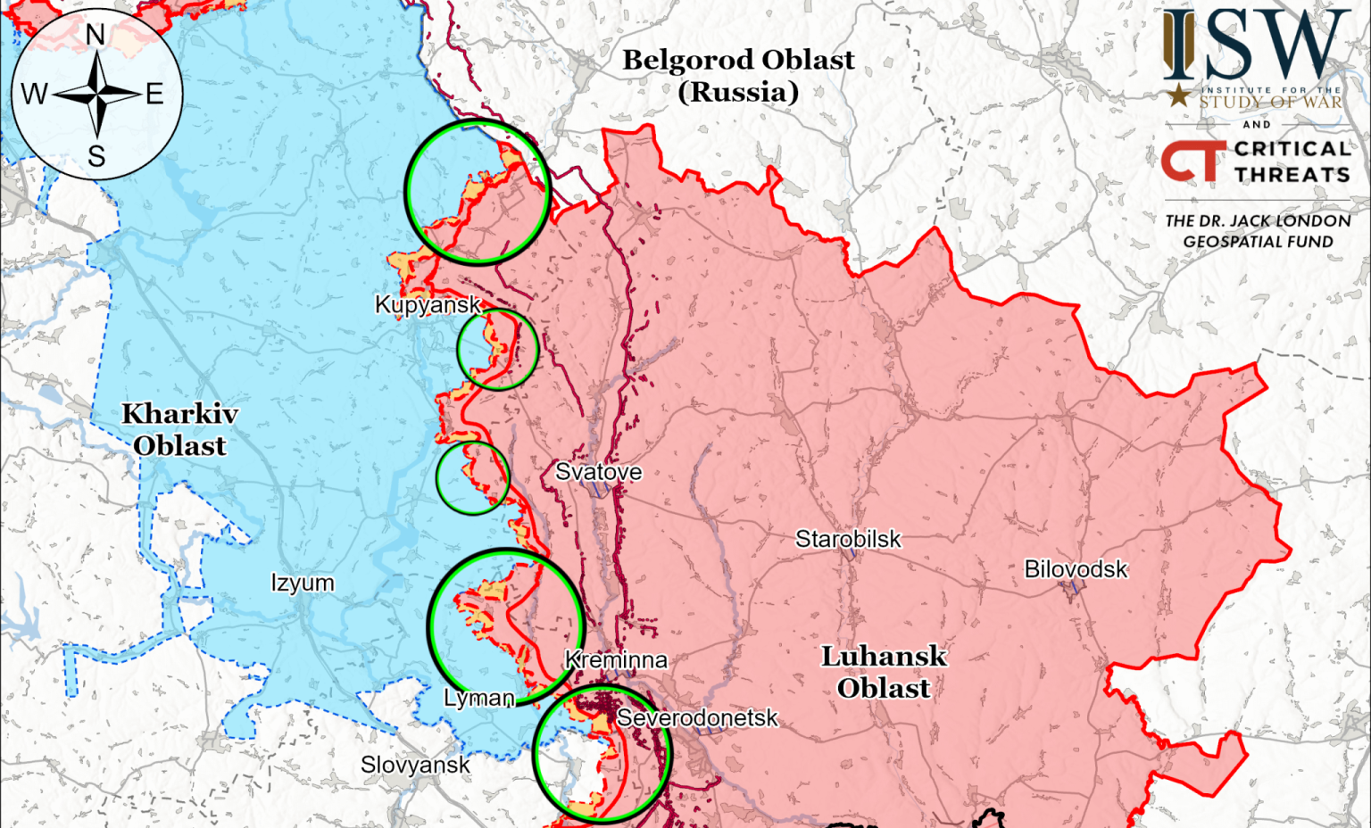 Просування, заявленого РФ, на півночі від Куп’янська поки що немає – ISW