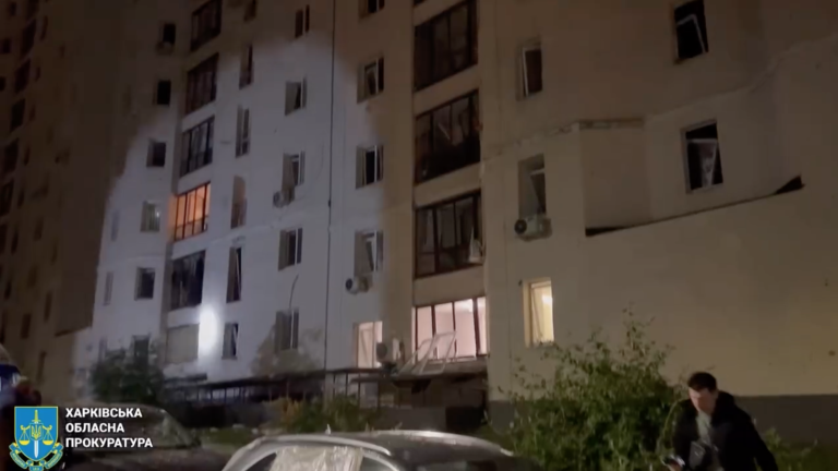 В прокуратуре показали места ночных «прилетов» по Харькову (фото, видео)