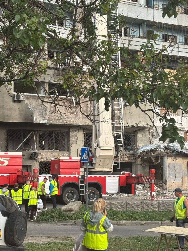 Последствия "прилета" в Харькове