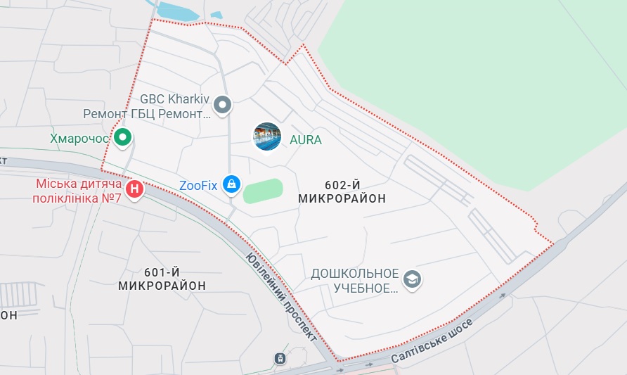 602 микрорайон в Харькове