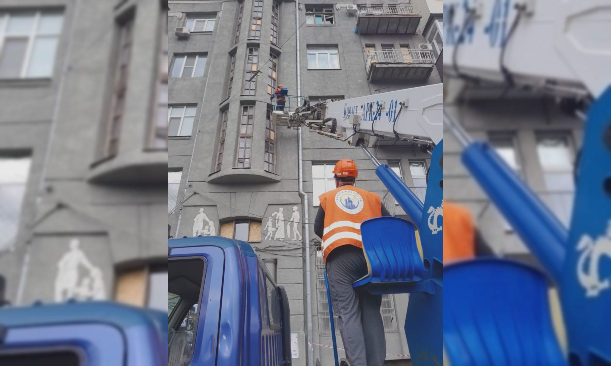 Удар БпЛА по Харькову: повреждены восемь зданий, выбито более 70 окон (фото)