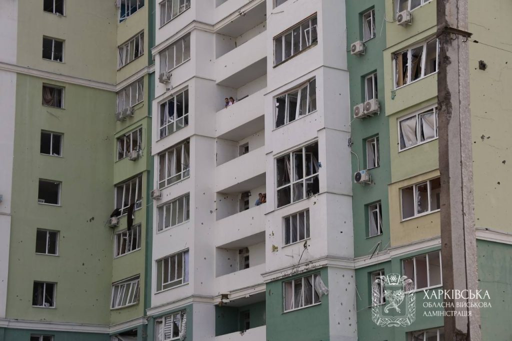 Удар КАБами по Шевченковскому району Харькова 24 июля 2025 года