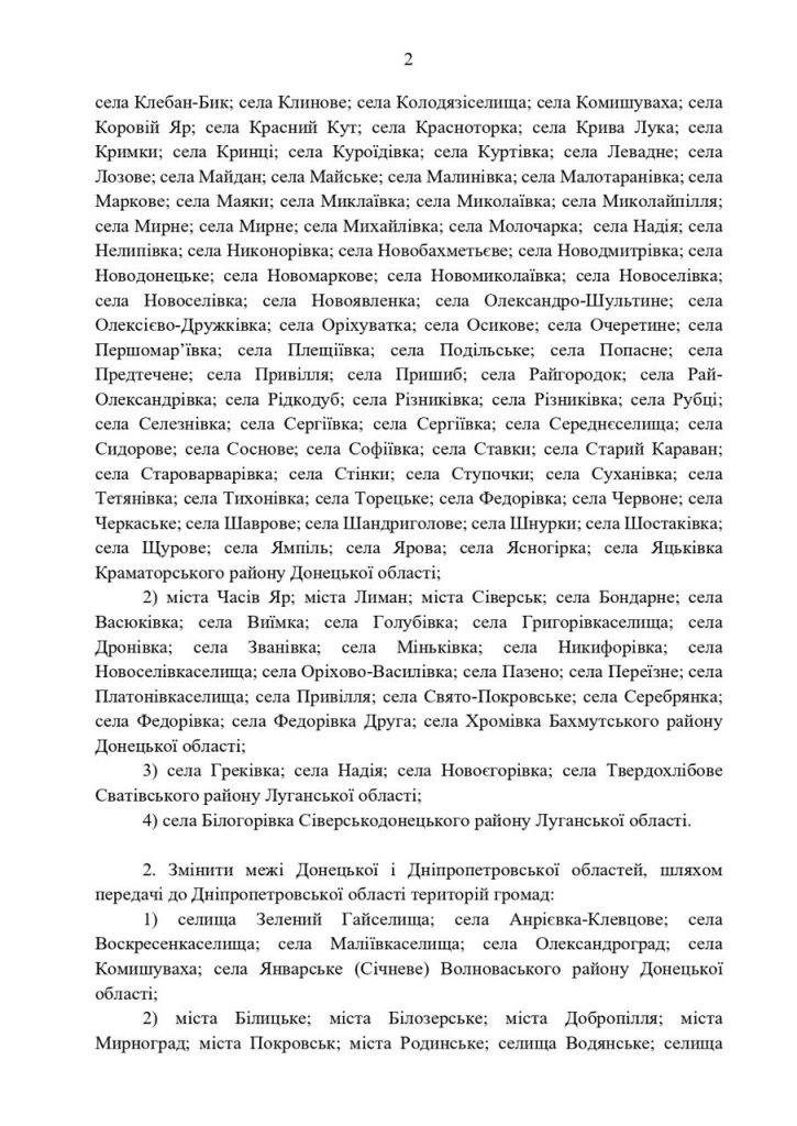 ВР о границах Харьковщины