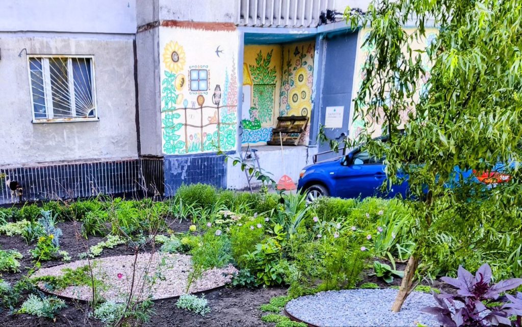 рисунки на домах в Харькове