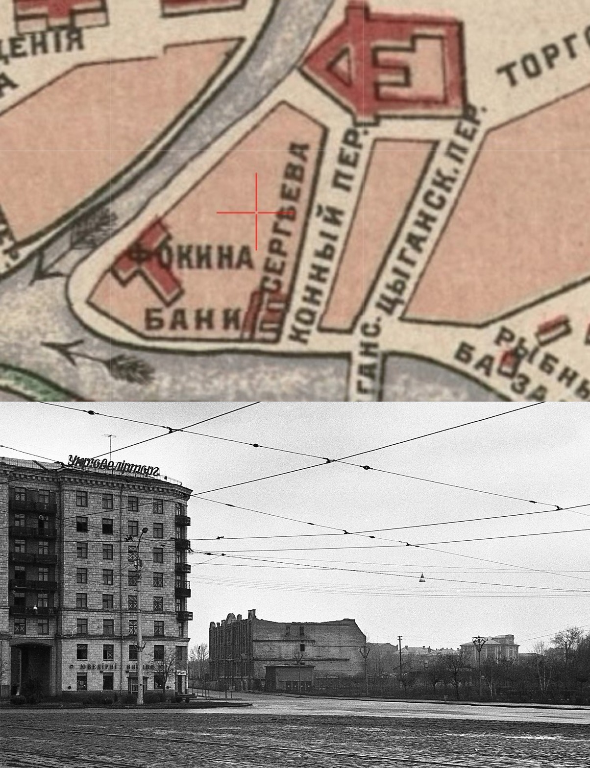 Что было на Стрелке в Харькове до сквера