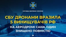СБУ провела новую спецоперацию: БпЛА поразили пять истребителей РФ