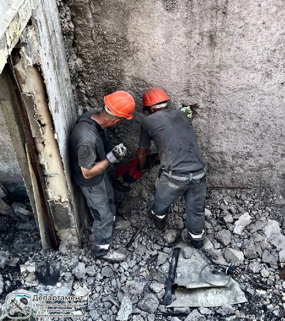 восстановление многоэтажки в Харькове