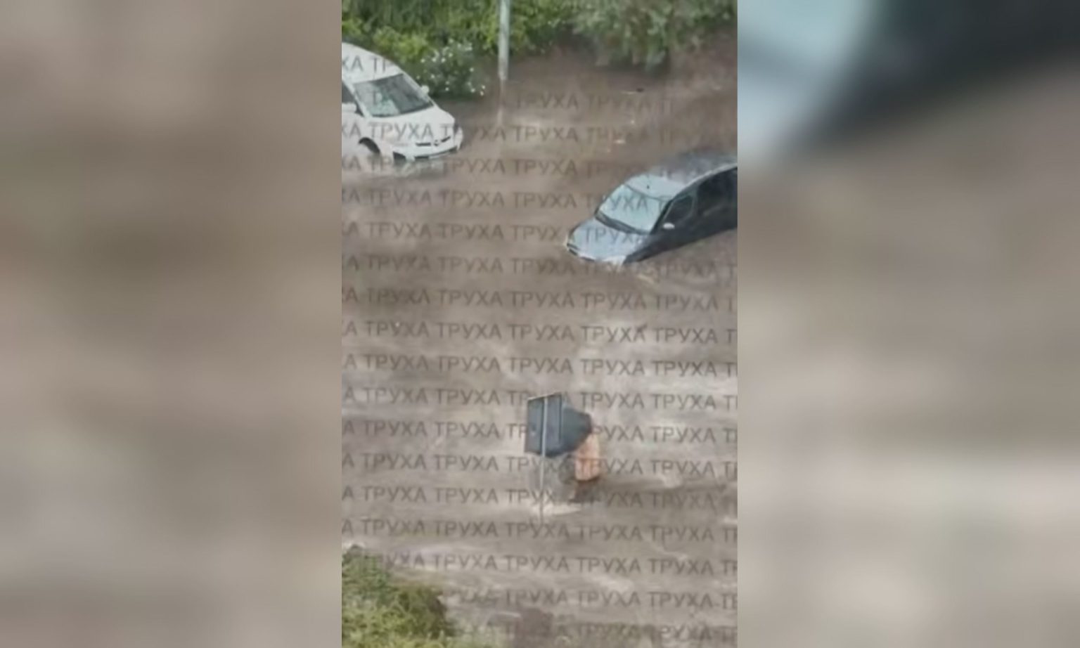 Вырванные деревья, перебои со светом, затопило улицы: в Киеве — непогода 📹