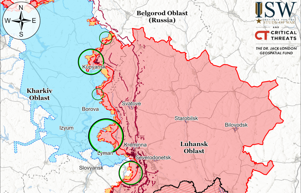 Чья Кондрашовка и что на севере области, объяснили в ISW