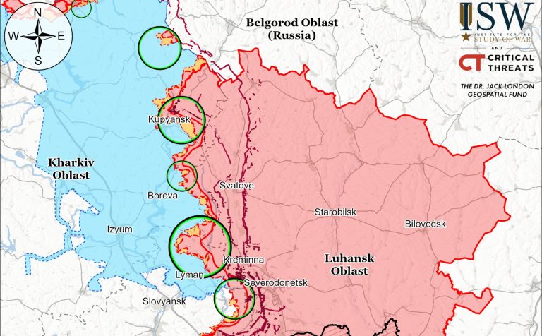 Ворог наступав на чотирьох напрямках на Харківщині та заявив про успіх – ISW