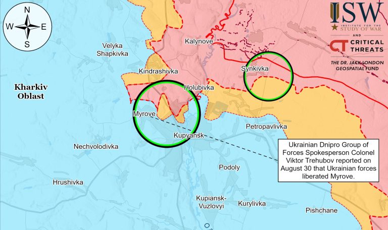 Росіяни намагаються проникнути в Куп’янськ по каналізації – ISW