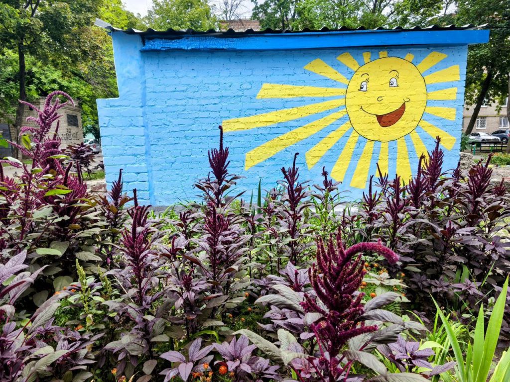 рисунки на домах в Харькове