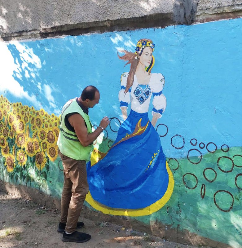 рисунки на домах в Харькове