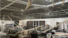 Последствия «прилета» по мебельному магазину в Харькове показала полиция 📷