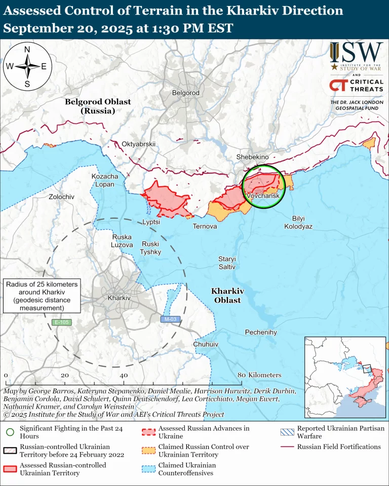 Где россияне продвинулись в Волчанске на Харьковщине – ISW