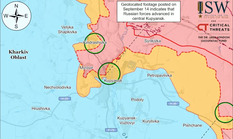 Россияне – в центре Купянска: анализ ISW