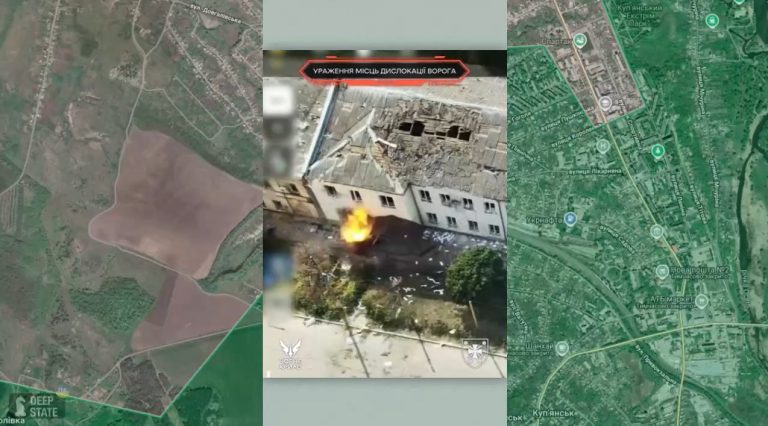 Россияне продолжают попытки проникнуть в Купянск — DeepState (видео)