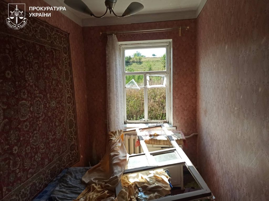 удар по пригороду Харькова