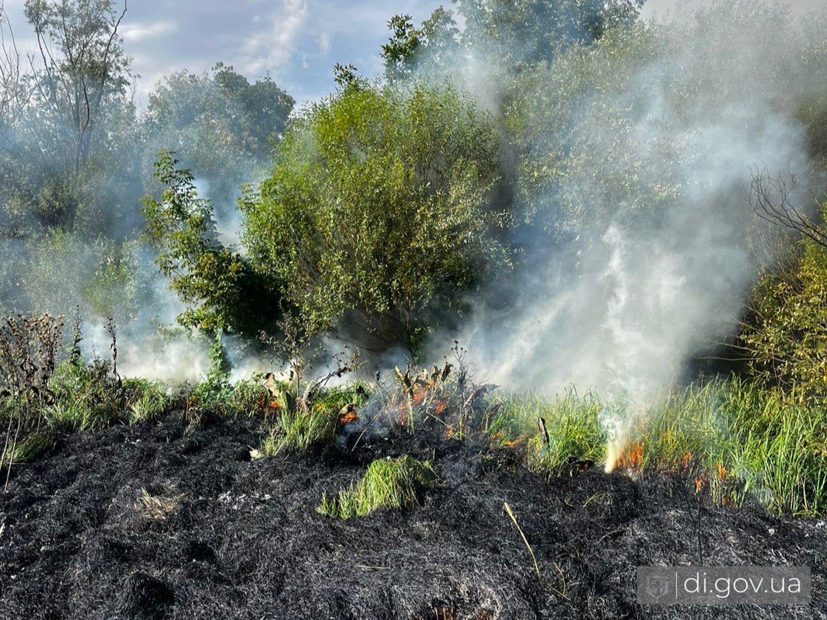 Масштабный пожар произошел под Харьковом из-за российского обстрела