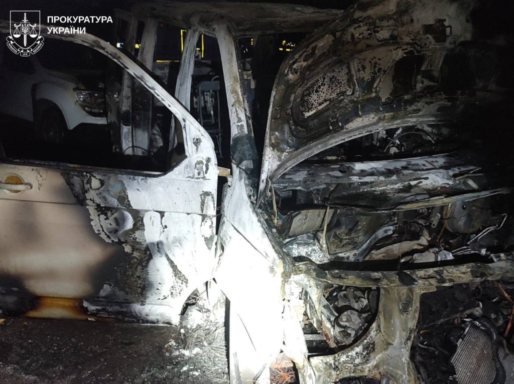 поджег авто в Харькове
