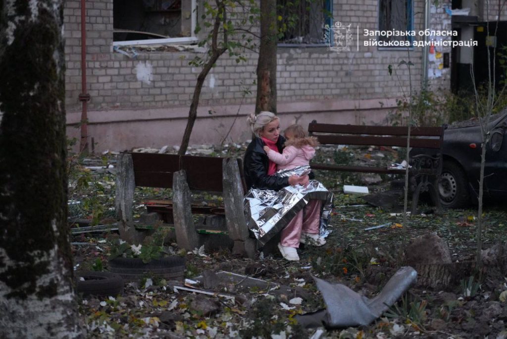 Обстрел Запорожья 30 октября