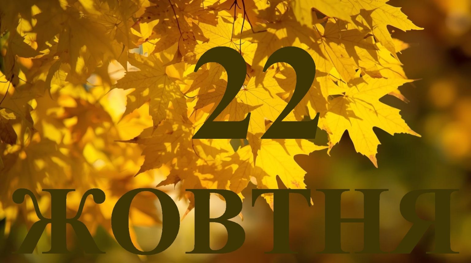 Сьогодні 22 жовтня 2025: яке свято та день в історії