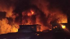 Пожежі вирували на Харківщині через масовану атаку БпЛА (фото)