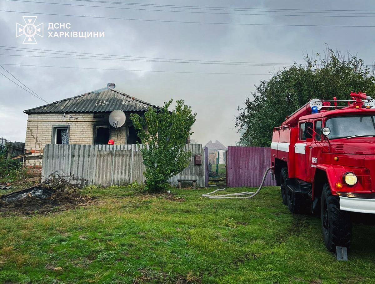 Женщина погибла во время пожара на Харьковщине (фото)