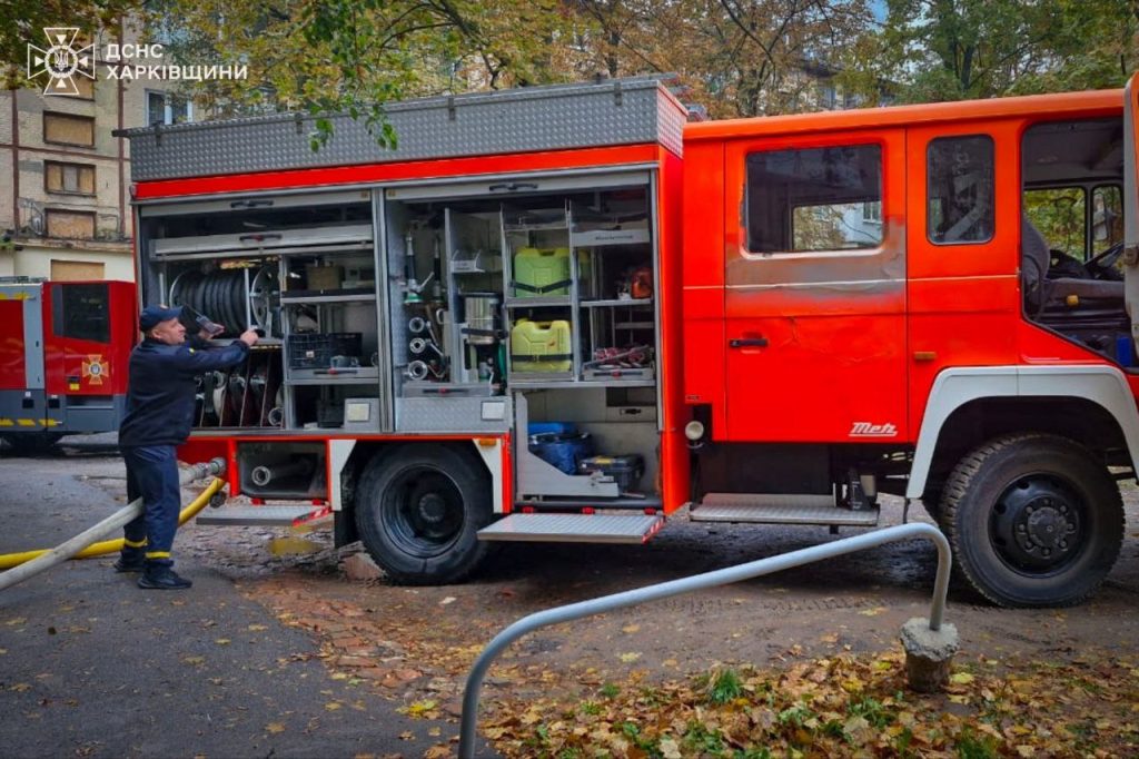 пожар в Харькове
