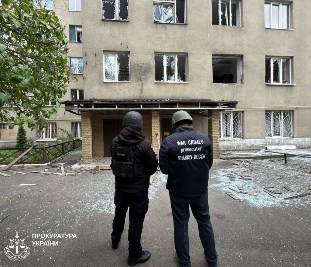 удар по общежитию в Харькове