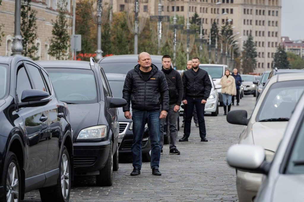Центр Харькова остановился