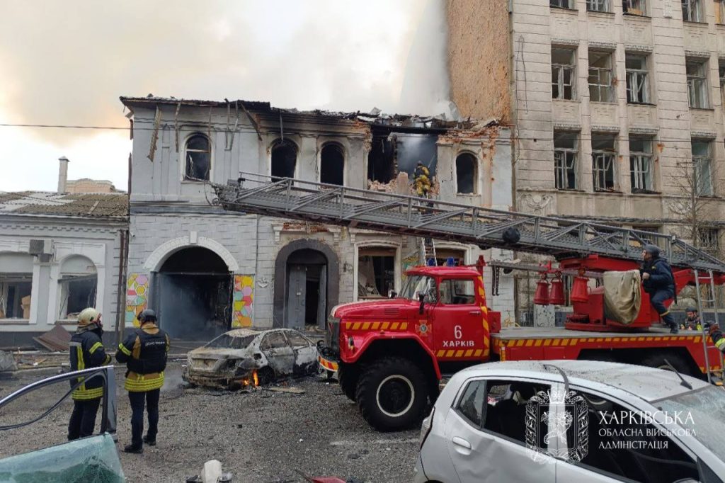 удар по детсаду в Харькове