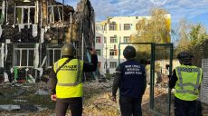 Лицей, почти достроенный в Чугуеве, россияне сильно повредили этой ночью
