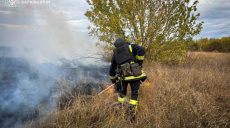 На Харківщині горіло 1,5 га після “прильоту” безпілотника (фото)