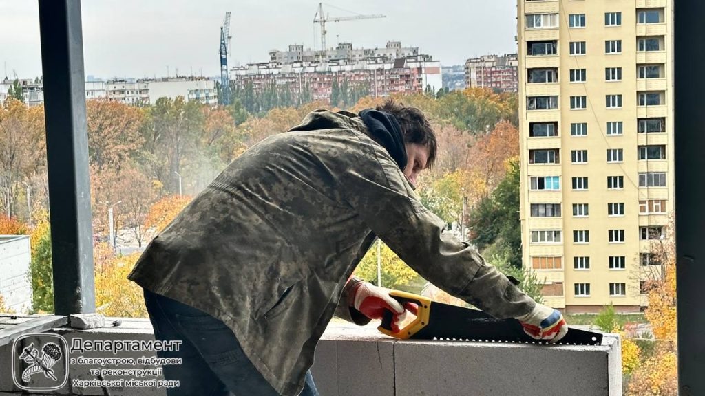 Відновлення будинку на вулиці Ужвій у Харкові