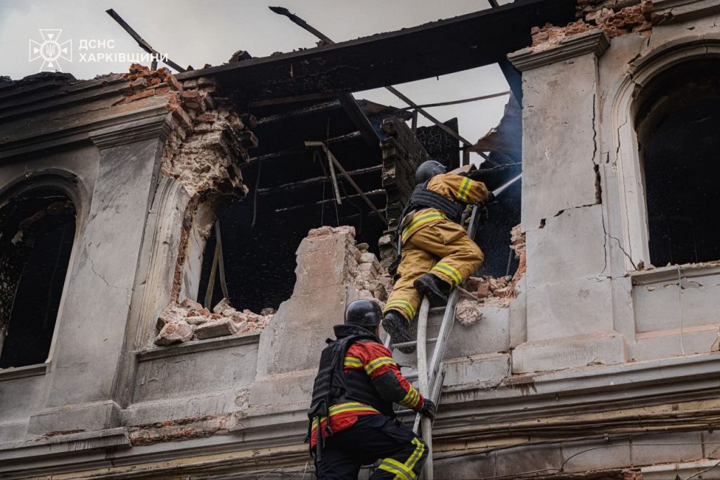 удар по детсаду в Харькове