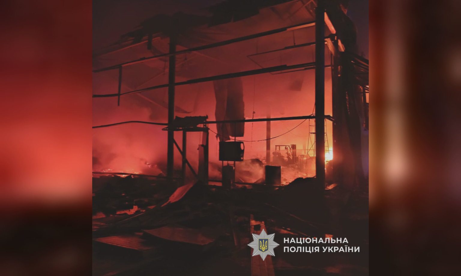 БпЛА атакували підприємство в Чугуєві на Харківщині: горів склад продукції