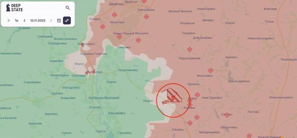 Враг продвинулся на Купянском направлении