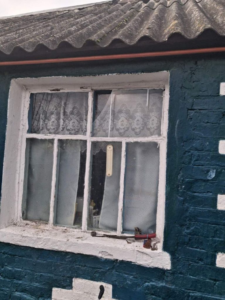 Обстрел села Лютовка