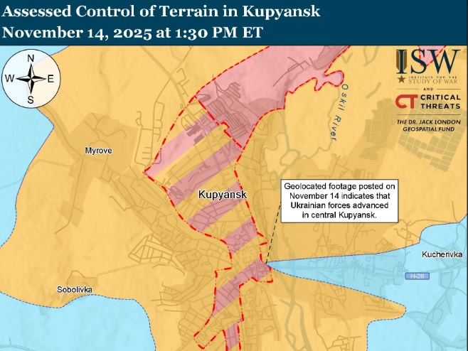 Українські воїни мають успіхи на Куп’янщині і Борівському напрямку – ISW