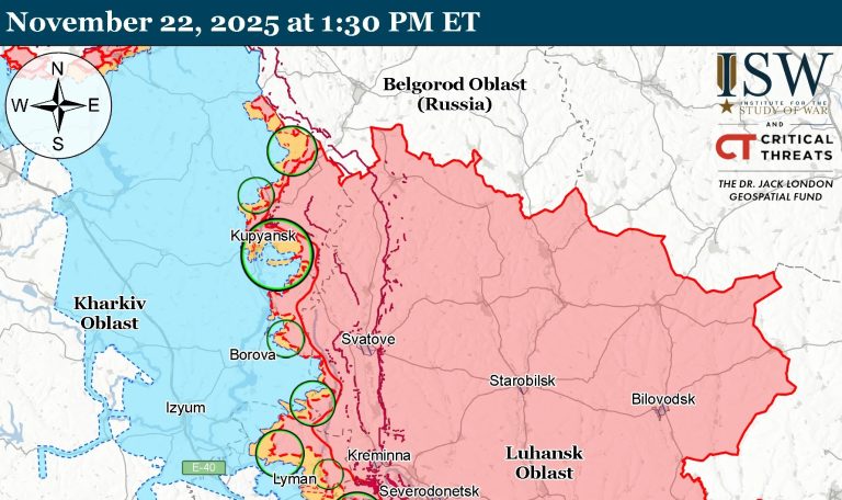 ISW проанализировал ситуацию в Купянске на фоне доклада Герасимова о захвате