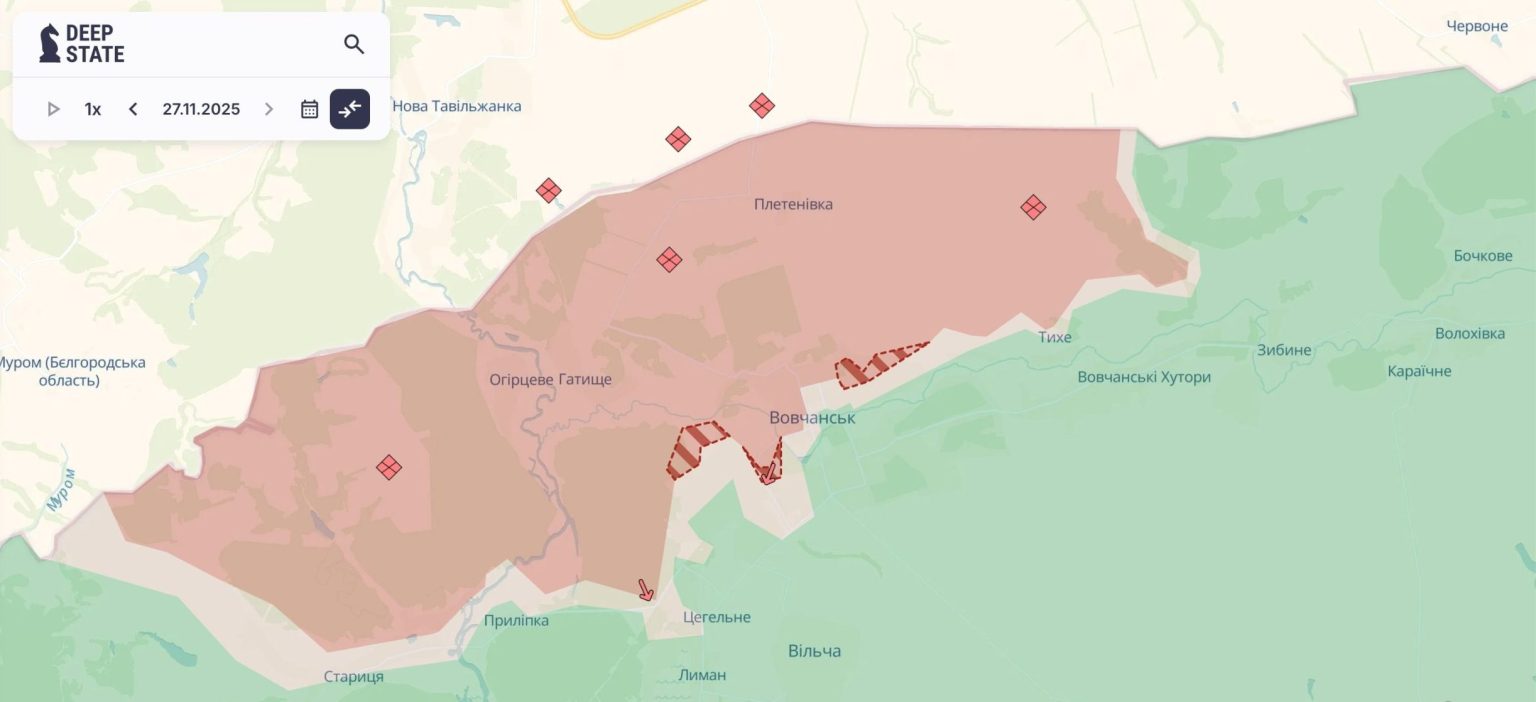 Наступ на півночі, масова бійка підлітків у Харкові – підсумки 28 листопада