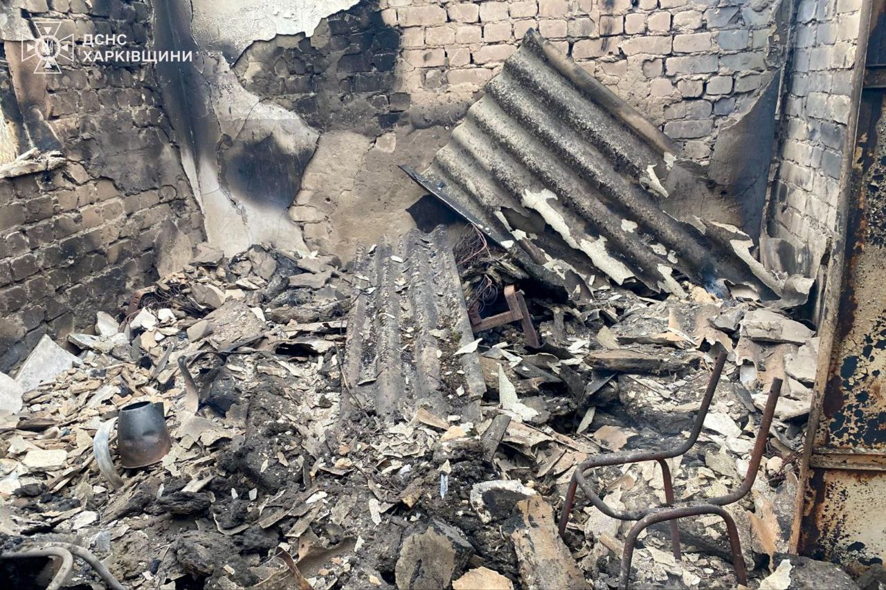 Тіло чоловіка знайшли під час пожежі на Харківщині (фото)
