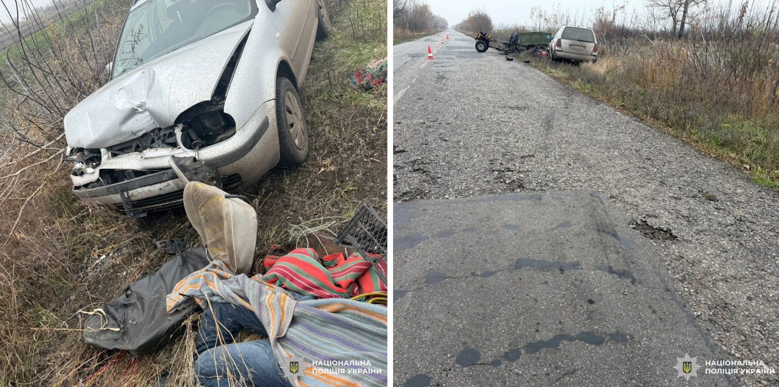 Смертельна ДТП сталася на Харківщині: загинув водій мотоблока