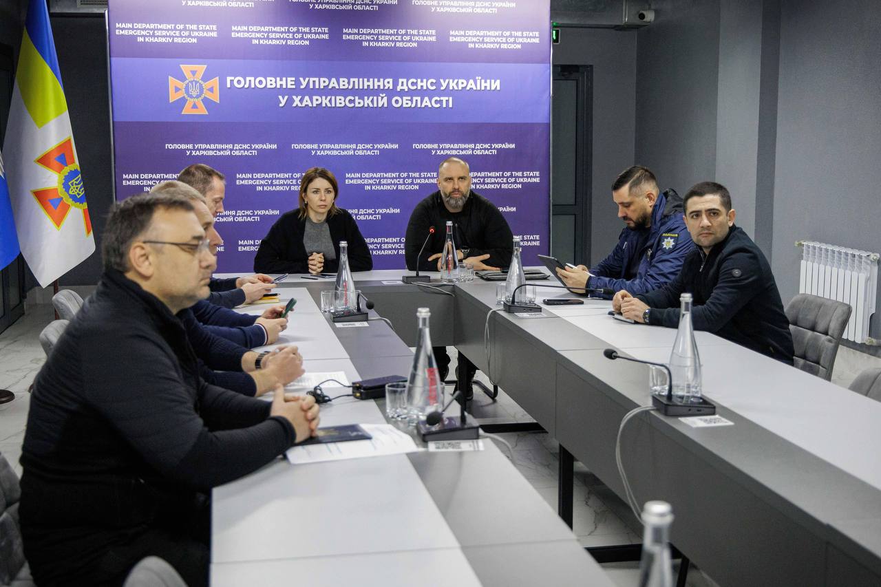 Министр энергетики Светлана Гринчук и Синегубов на совещании в Харькове 8 ноября 2