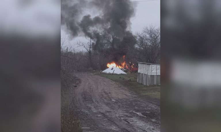 Ранен мужчина в результате двойной атаки на село Харьковской области