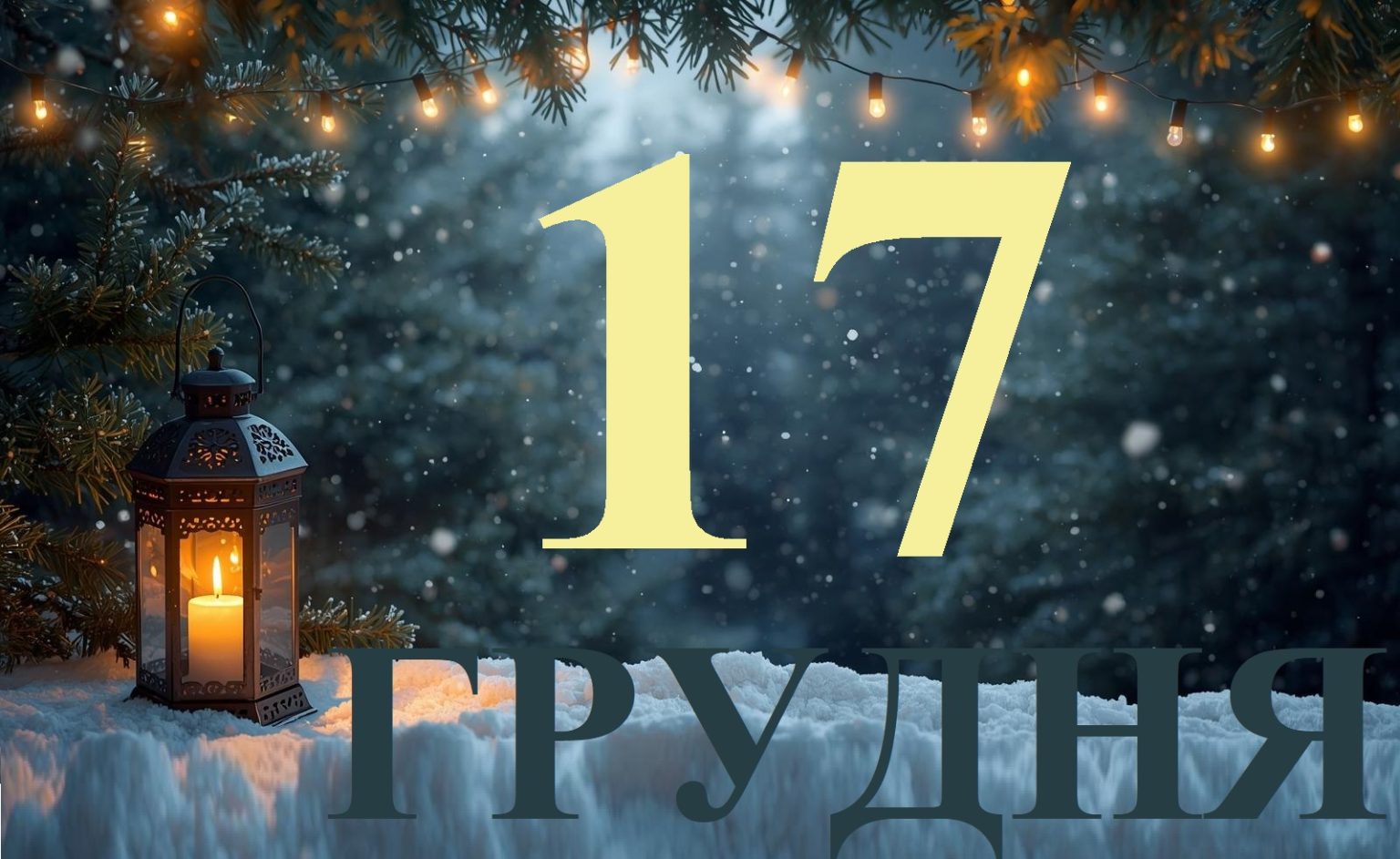 Сьогодні 17 грудня 2025: яке свято та день в історії