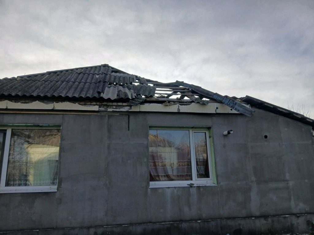 Обстріл села Одноробівка